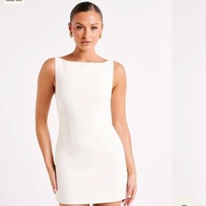 Meshki Cream Mini Dress